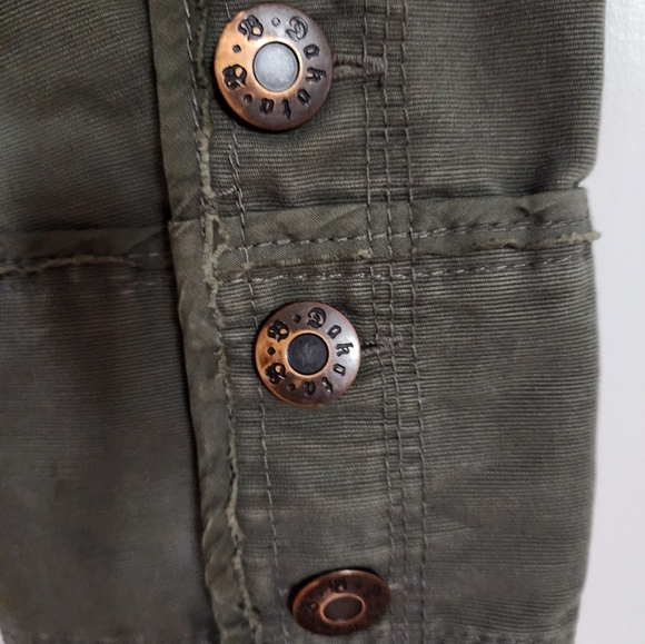 BB Dakota Cropped Military Style Jacket - Picture 7 of 8